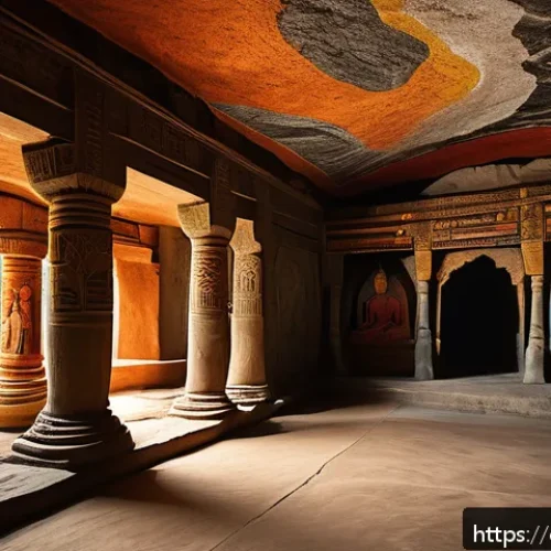 Home 17 스리랑카의 유명 사원 다만둘라 - A sacred cave temple in Sri Lanka carved naturally into a rocky hillside, featuring vibrant ancient ...